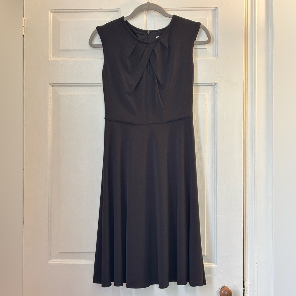 NWOT Wisp Keyhole Stretch Sleeveless Black Dress, size 0